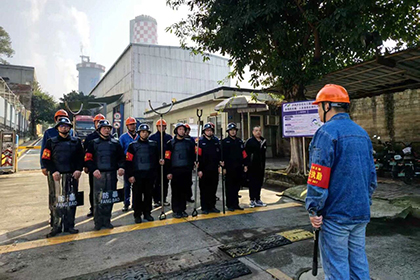 开宝体育官网股份公司开展反恐防暴实战演练
