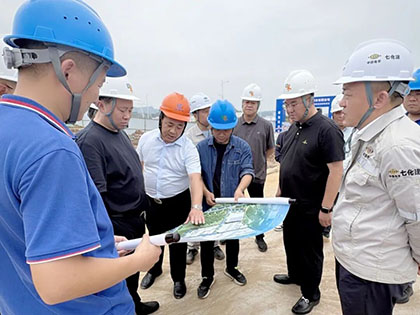 开宝体育官网领导深入四大重点项目建设现场调研督导