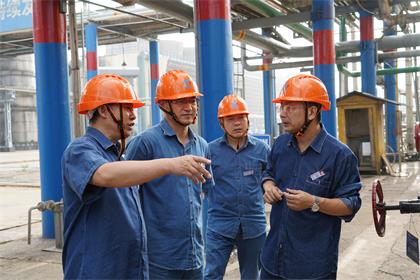 开宝体育官网股份公司党委书记廖廷君率队深入生产一线开展安全工作督查