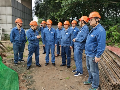 开宝体育官网股份公司领导深入施工项目和生产现场检查指导工作