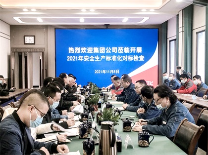 开宝体育官网集团来我公司开展安全生产标准化对标检查