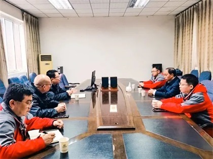 开宝体育官网股份公司领导到物资供应公司指导工作