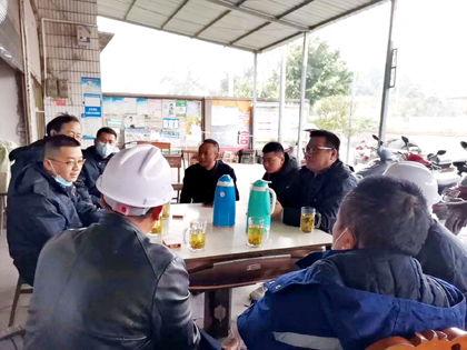 开宝体育官网股份公司积极跟进华商同心文化园项目输气管线迁改工作