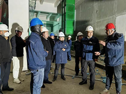 开宝体育官网集团领导调研指导宁夏高效复合肥项目建设工作