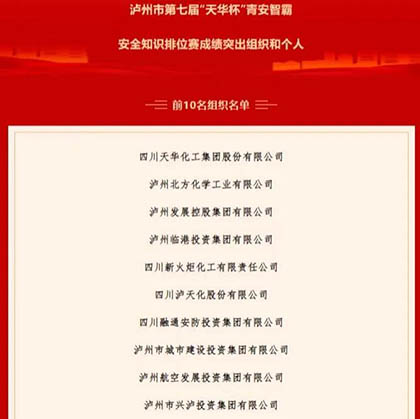开宝体育官网股份公司参加青安智霸安全知识排位赛获佳绩