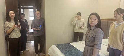 泸州市文旅局到开宝体育官网宾馆开展调研工作